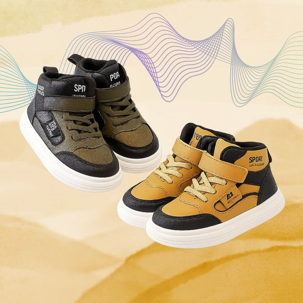 ! UrbanStep – Comfortabele & Flexibele Hoge Sneakers voor Kinderen