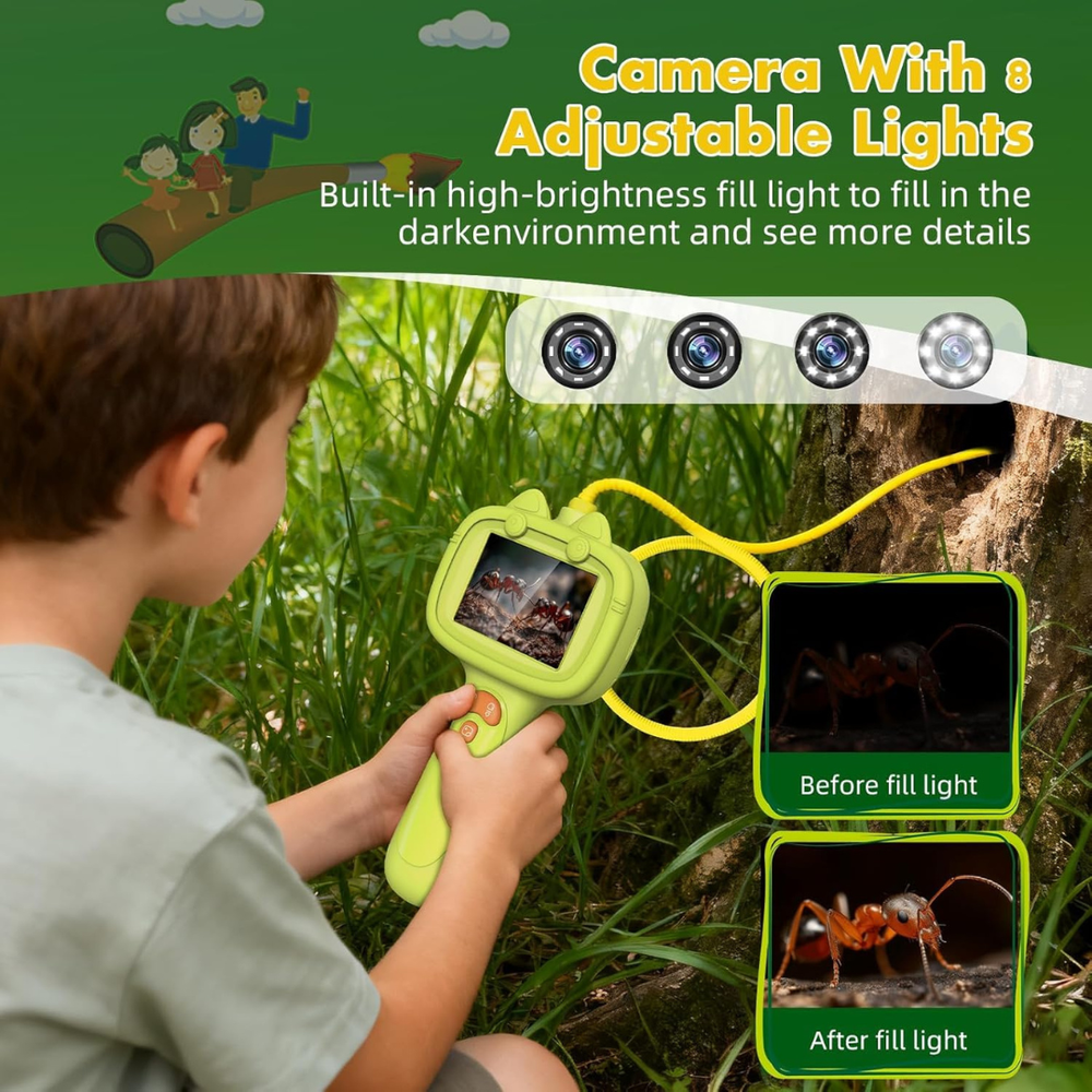 ! ExploreCam – Educatieve Kinder Endoscoop met LED Licht